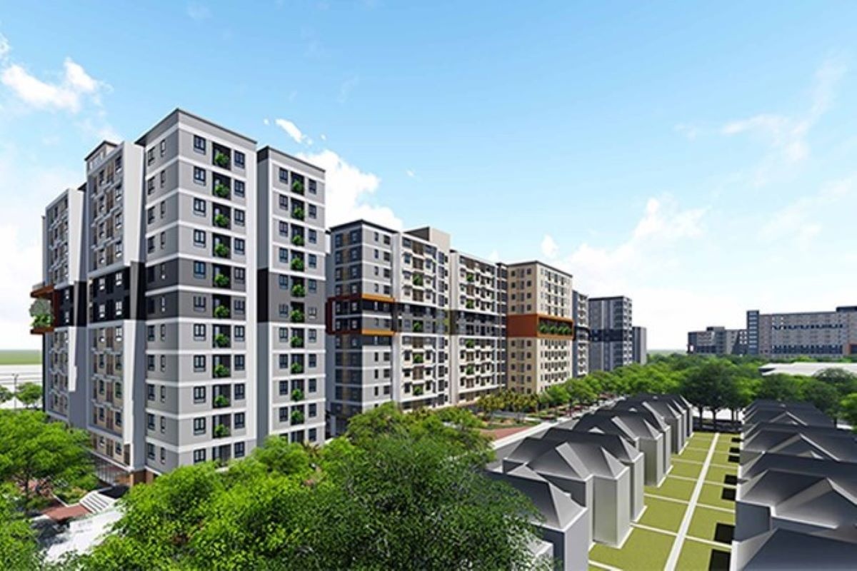 Phối cảnh dự án Khu nhà ở xã hội tại ô đất CT3, CT4 Khu đô thị mới Kim Chung Phối cảnh dự án Khu nhà ở xã hội tại ô đất CT3, CT4 Khu đô thị mới Kim Chung