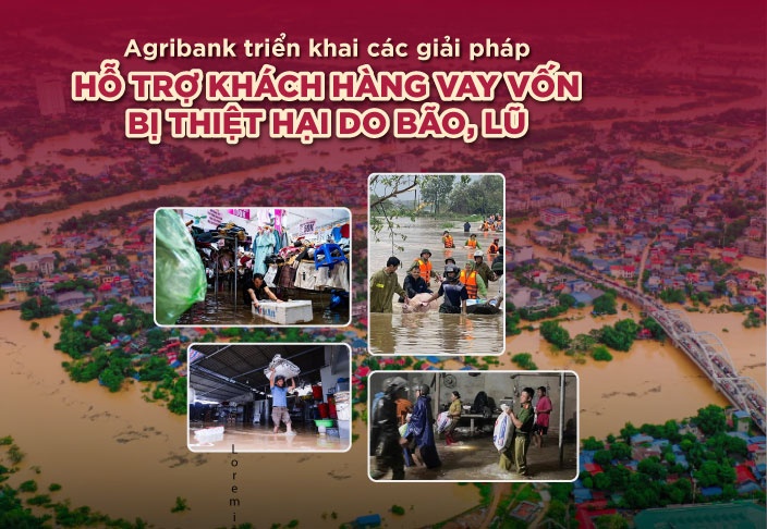 Agribank tiên phong giảm tới 2%/năm lãi suất cho vay hỗ trợ khách hàng bị thiệt hại do bão, lũ Agribank tiên phong giảm tới 2%/năm lãi suất cho vay hỗ trợ khách hàng bị thiệt hại do bão, lũ