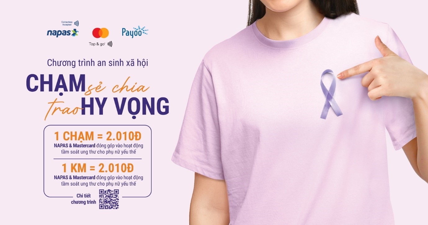 Napas, Mastercard, Payoo tổ chức chương trình an sinh xã hội “Chạm sẻ chia, Trao hy vọng” năm thứ ba Napas, Mastercard, Payoo tổ chức chương trình an sinh xã hội “Chạm sẻ chia, Trao hy vọng” năm thứ ba
