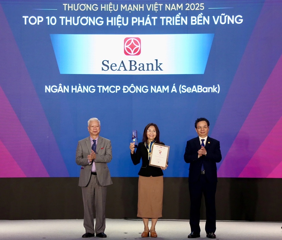 SeABank giữ vững danh hiệu Thương hiệu mạnh Việt Nam 17 năm liên tiếp SeABank giữ vững danh hiệu Thương hiệu mạnh Việt Nam 17 năm liên tiếp
