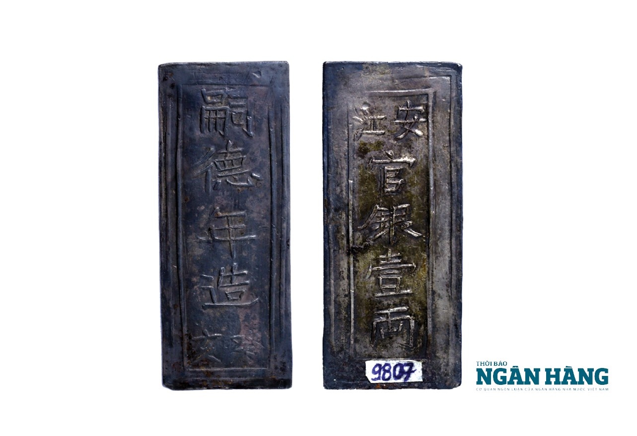 Tiền đời vua Nguyễn Dực Tông (1848 - 1883) Kỳ V - Thoi bạc 1 lạng