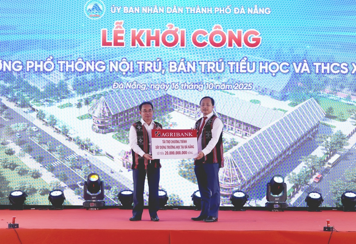 Agribank góp sức xây dựng các trường nội trú tại Đà Nẵng Agribank góp sức xây dựng các trường nội trú tại Đà Nẵng
