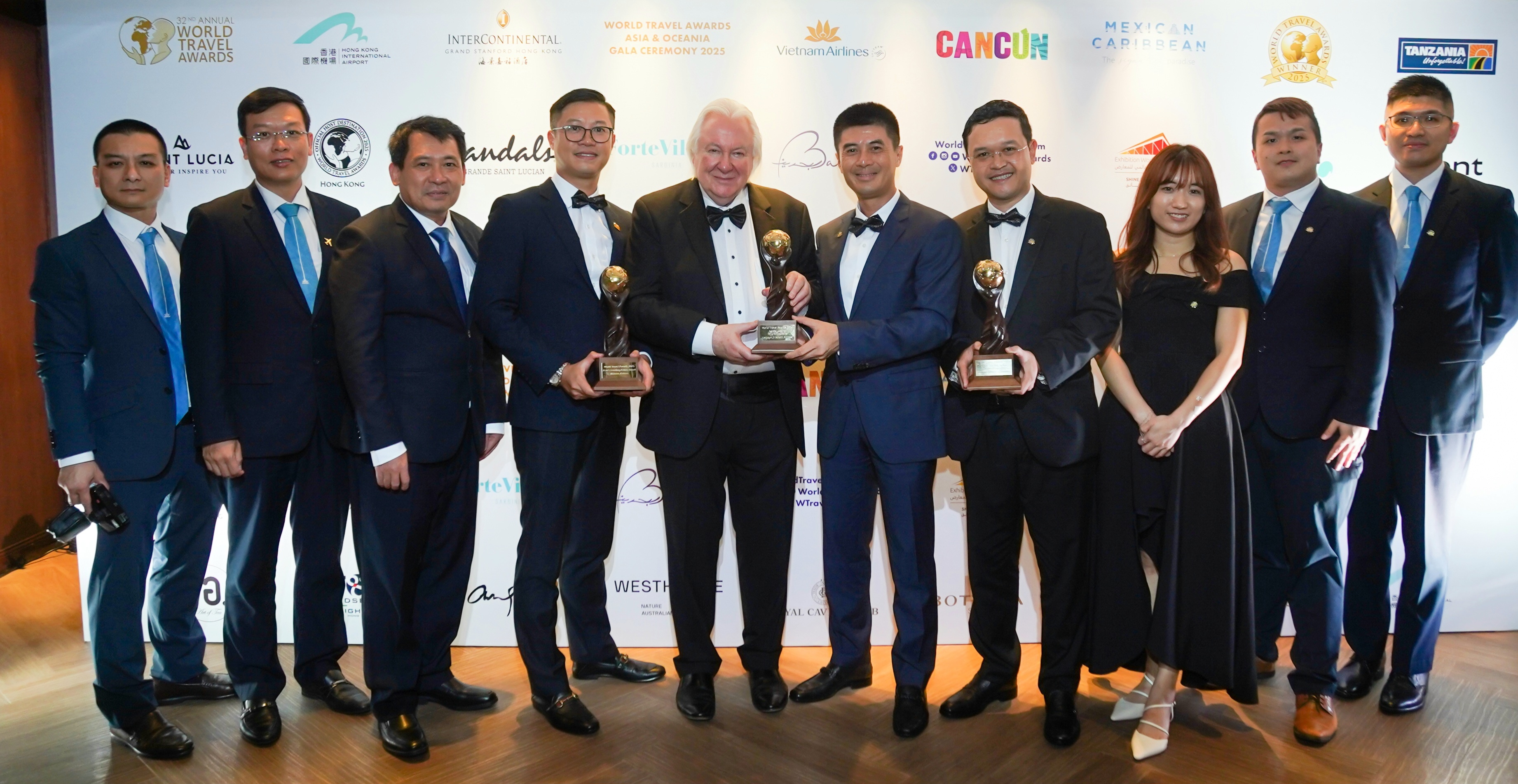 được vinh danh tại ba hạng mục giải thưởng quan trọng của World Travel Awards châu Á 2025 được vinh danh tại ba hạng mục giải thưởng quan trọng của World Travel Awards châu Á 2025