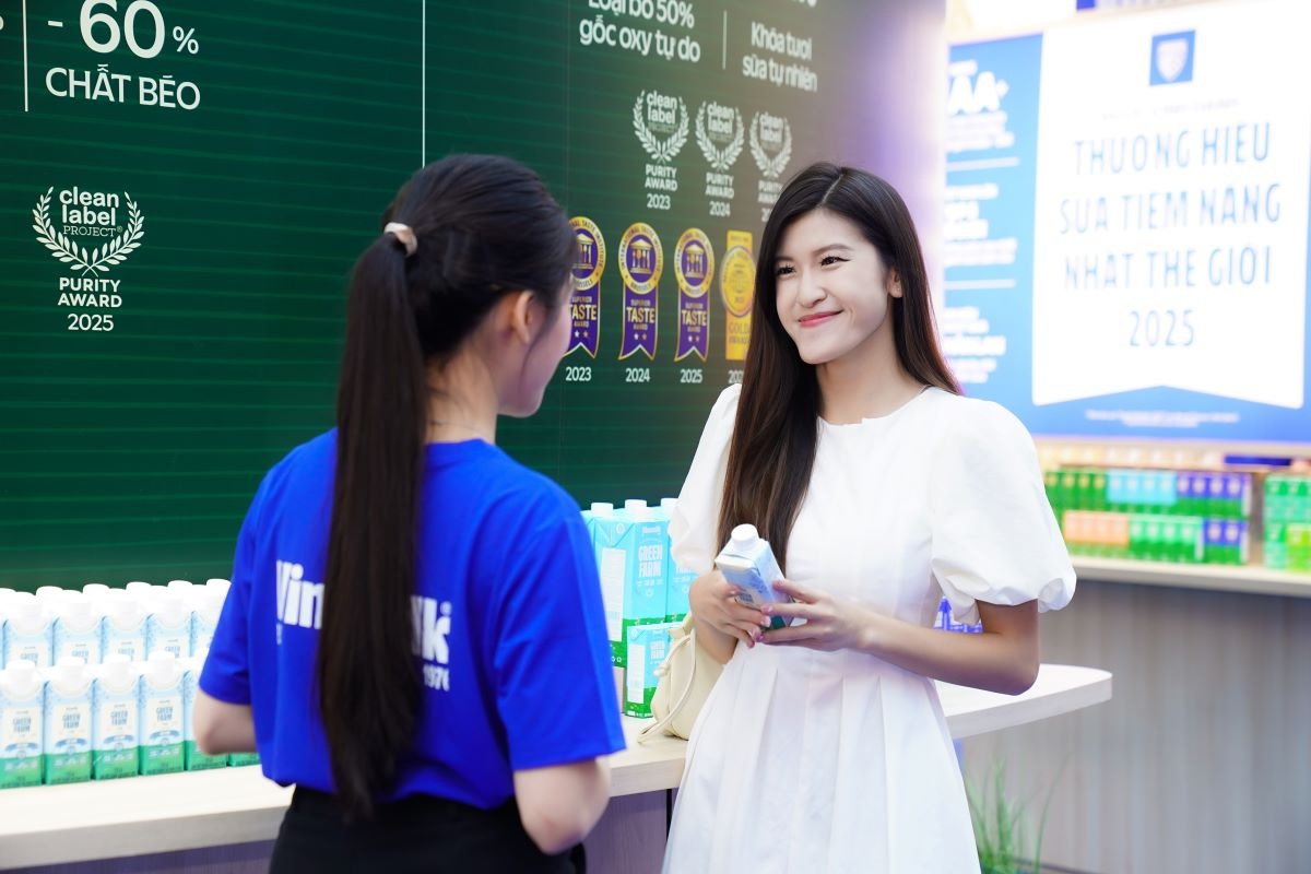 Vinamilk Green Farm cao đạm – dòng sản phẩm đầu tiên tại Việt Nam ứng dụng công nghệ siêu vi lọc – được Brand Finance đưa ra như một ví dụ điển hình về xu hướng đổi mới sản phẩm tại khu vực (Ảnh: Minh Anh) Vinamilk Green Farm cao đạm – dòng sản phẩm đầu tiên tại Việt Nam ứng dụng công nghệ siêu vi lọc – được Brand Finance đưa ra như một ví dụ điển hình về xu hướng đổi mới sản phẩm tại khu vực (Ảnh: Minh Anh)
