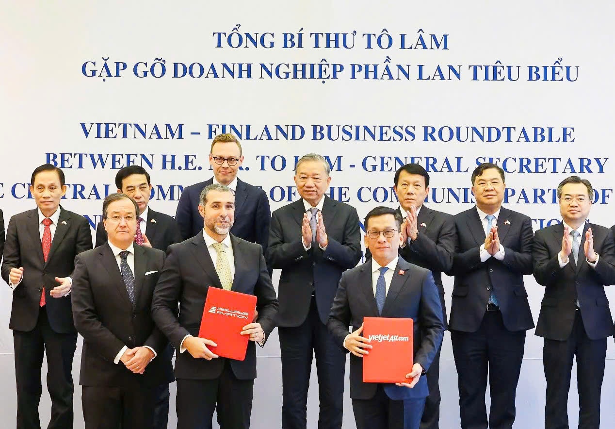 Vietjet ký thỏa thuận phát triển nguồn lực hàng không quốc tế, thúc đẩy hợp tác giữa Việt Nam và Phần Lan