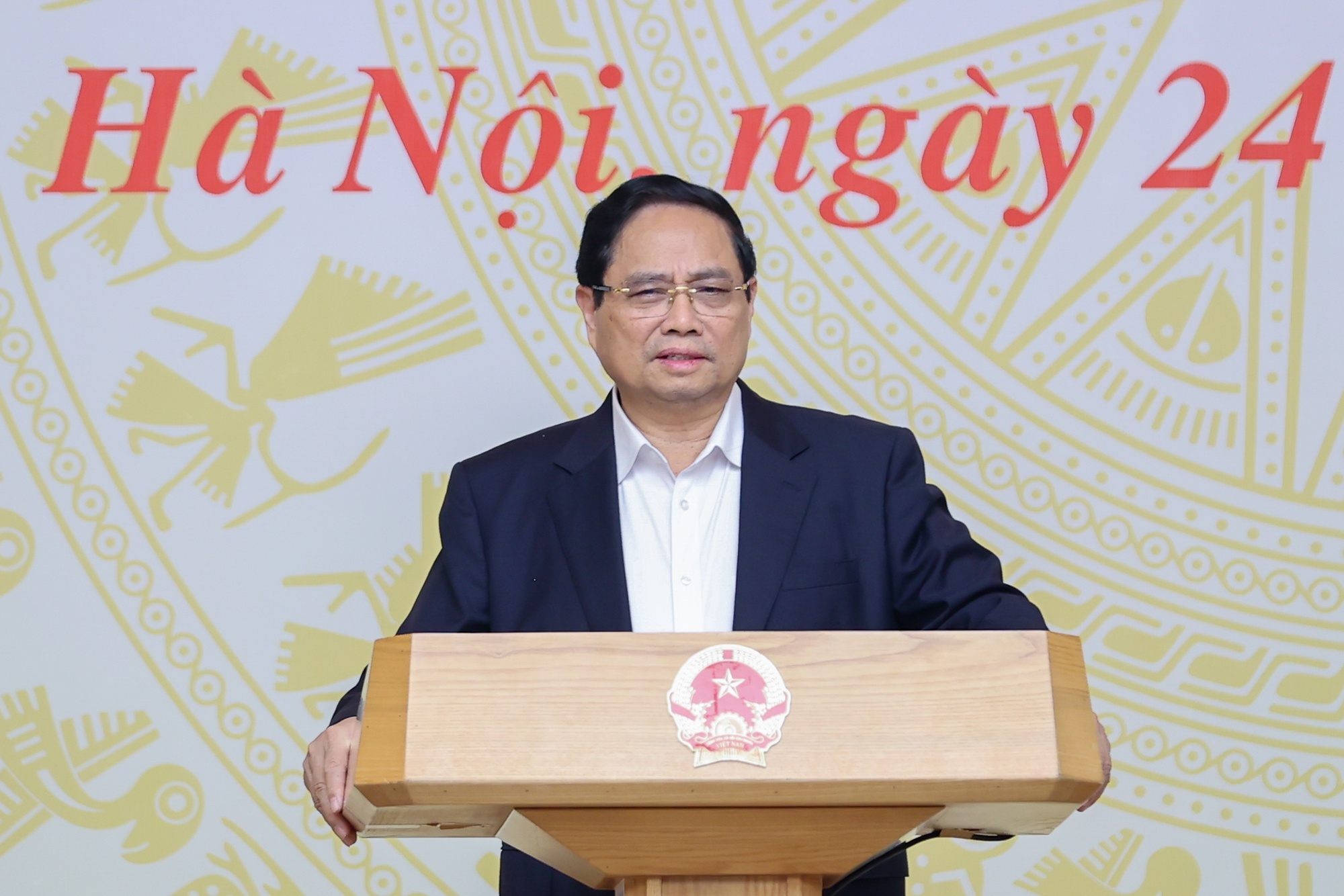 Thủ tướng Chính phủ phát biểu tại Hội nghị với các bộ, ngành, địa phương, doanh nghiệp về các giải pháp phát triển đột phá nhà ở xã hội - Ảnh: VGP/Nhật Bắc Thủ tướng Chính phủ phát biểu tại Hội nghị với các bộ, ngành, địa phương, doanh nghiệp về các giải pháp phát triển đột phá nhà ở xã hội - Ảnh: VGP/Nhật Bắc