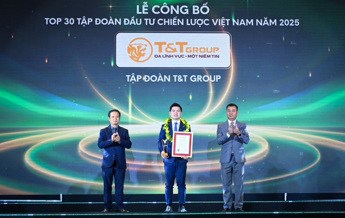 Tập đoàn T&T Group được vinh danh trong bảng xếp hạng ALPHA 30 - Top 30 Tập đoàn đầu tư chiến lược Việt Nam năm 2025. Tập đoàn T&T Group được vinh danh trong bảng xếp hạng ALPHA 30 - Top 30 Tập đoàn đầu tư chiến lược Việt Nam năm 2025.