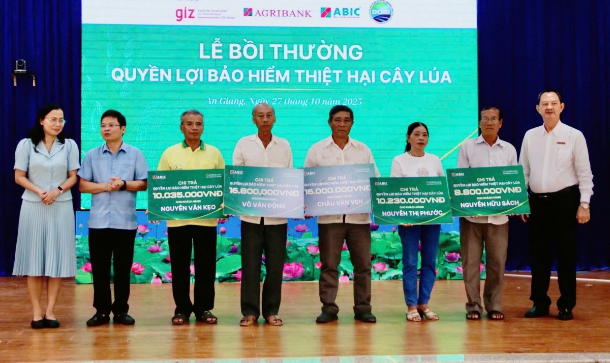 ABIC chi trả gần 62 triệu đồng bảo hiểm cây lúa cho nông dân xã An Phú ABIC chi trả gần 62 triệu đồng bảo hiểm cây lúa cho nông dân xã An Phú