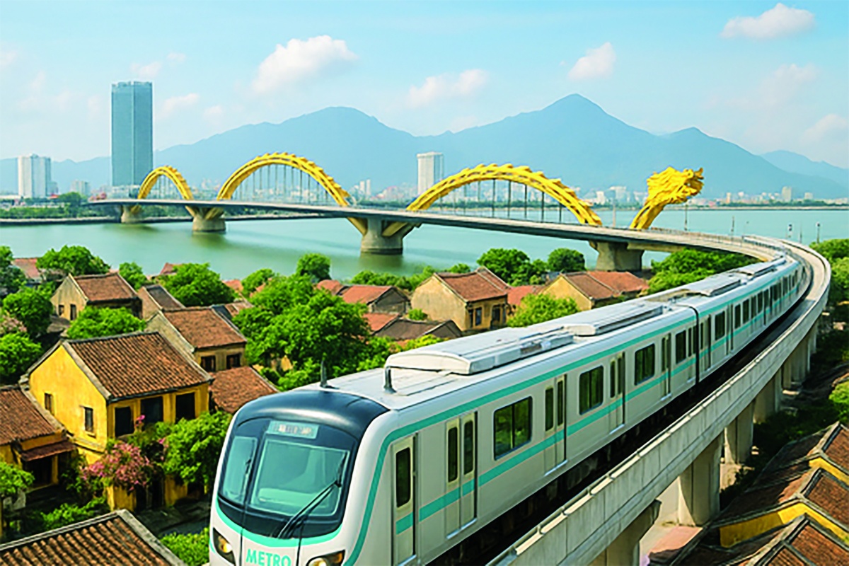 Đà Nẵng đang từng bước hiện thực hóa khát vọng xây dựng hệ thống giao thông thông minh, hiện đại, hướng tới một đô thị xanh và đáng sống. Trong định hướng phát triển này, đường sắt đô thị được xem là “trục xương sống” của mạng lưới hạ tầng giao thông tương lai. Thành phố ưu tiên nghiên cứu hai tuyến đường sắt quan trọng: tuyến kết nối sân bay quốc tế Đà Nẵng với Hội An và tuyến từ ga đường sắt tốc độ cao đến ga đô thị trung tâm.