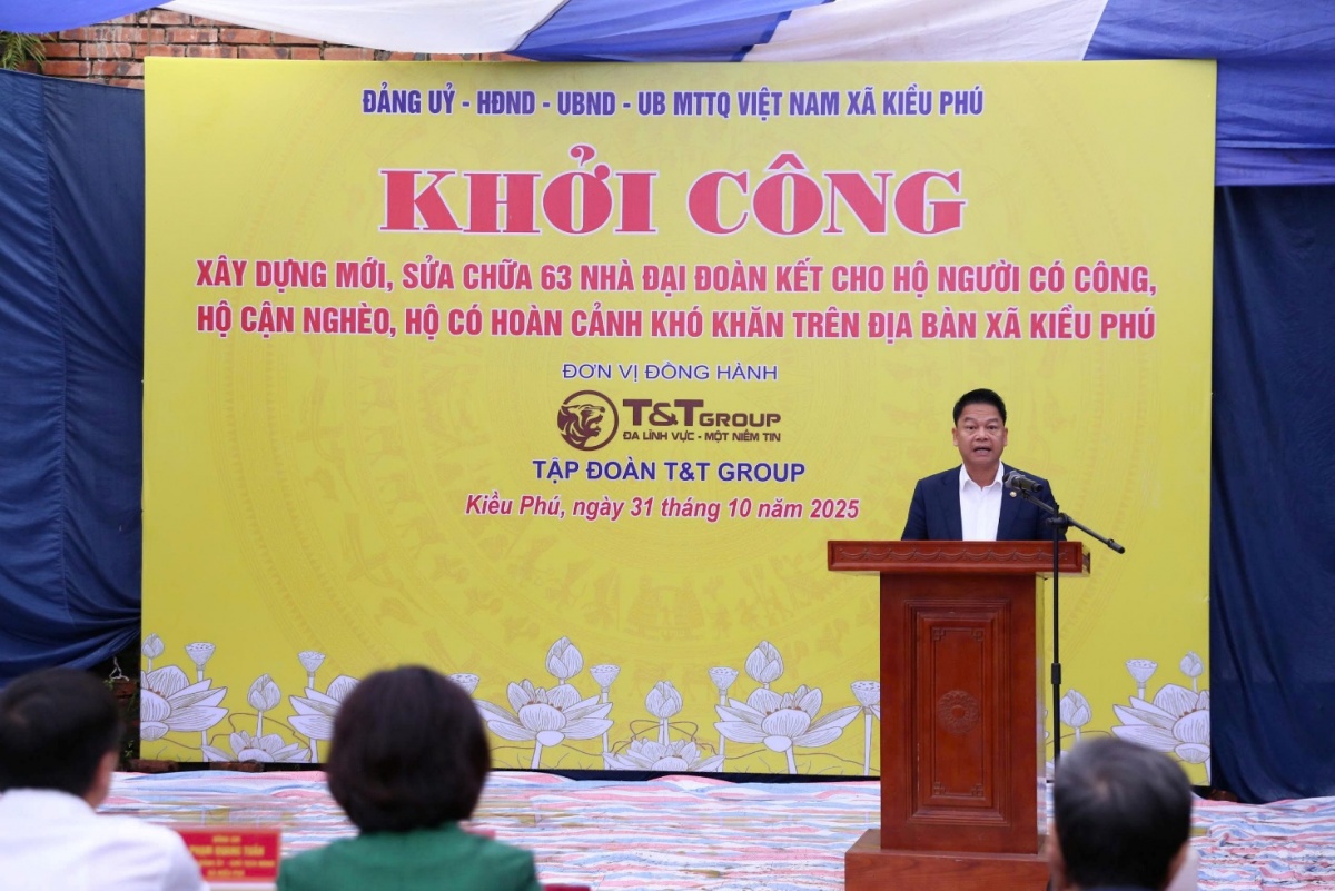 Ông Nguyễn Ngọc Nghị, Phó Tổng Giám đốc Tập đoàn T&T Group phát biểu tại sự kiện.