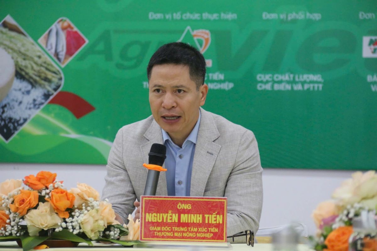 Ông Nguyễn Minh Tiến - Giám đốc Trung tâm Xúc tiến thương mại Nông nghiệp Ông Nguyễn Minh Tiến - Giám đốc Trung tâm Xúc tiến thương mại Nông nghiệp