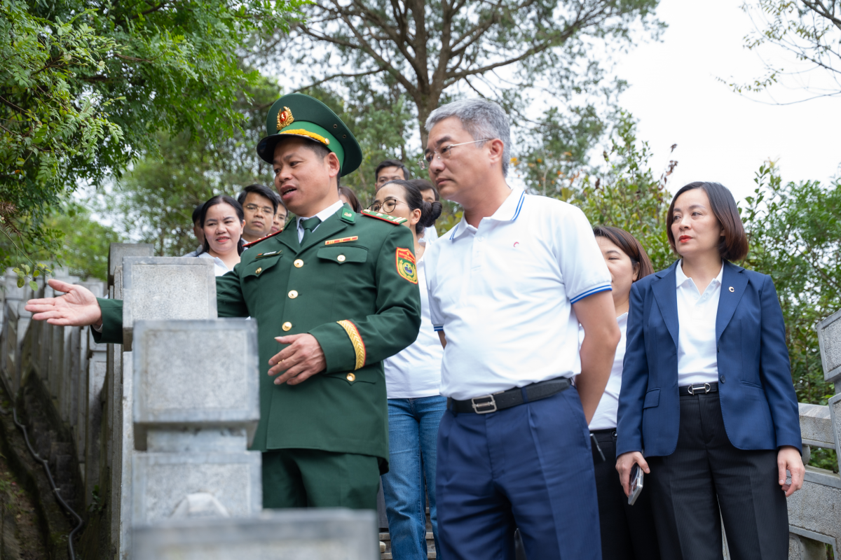 Trung tá Kim Xuân Giang – Đồn trưởng Đồn Biên phòng Lũng Cú cùng Ban lãnh đạo Co-opBank tại Cột cờ quốc gia Lũng Cú Trung tá Kim Xuân Giang – Đồn trưởng Đồn Biên phòng Lũng Cú cùng Ban lãnh đạo Co-opBank tại Cột cờ quốc gia Lũng Cú