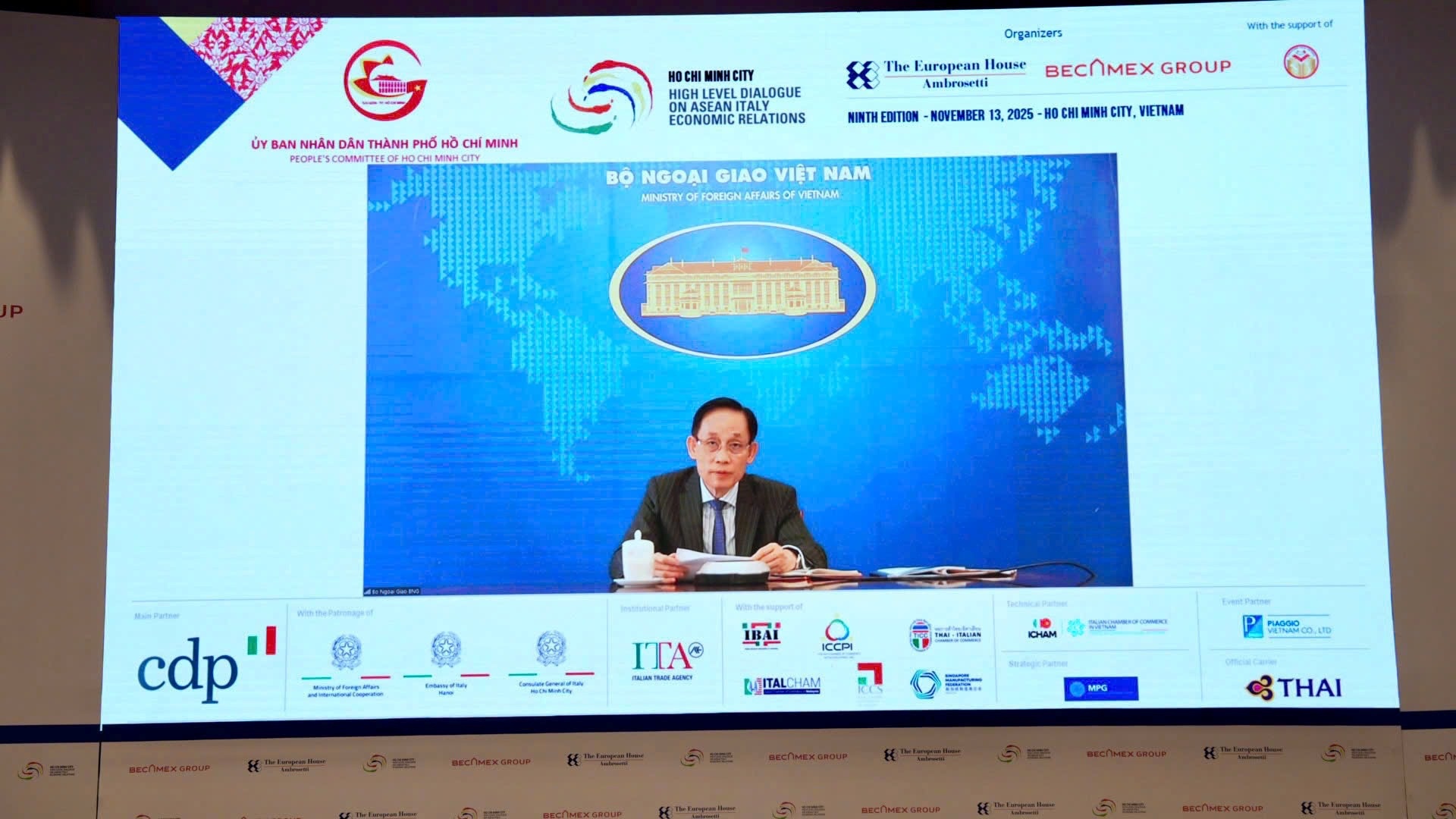 Diễn đàn Đối thoại cấp cao về quan hệ kinh tế ASEAN - Italia lần thứ 9 năm 2025 Diễn đàn Đối thoại cấp cao về quan hệ kinh tế ASEAN - Italia lần thứ 9 năm 2025