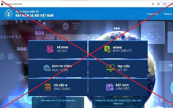 Cảnh giác các trang web giả mạo Bảo hiểm xã hội Việt Nam Cảnh giác các trang web giả mạo Bảo hiểm xã hội Việt Nam