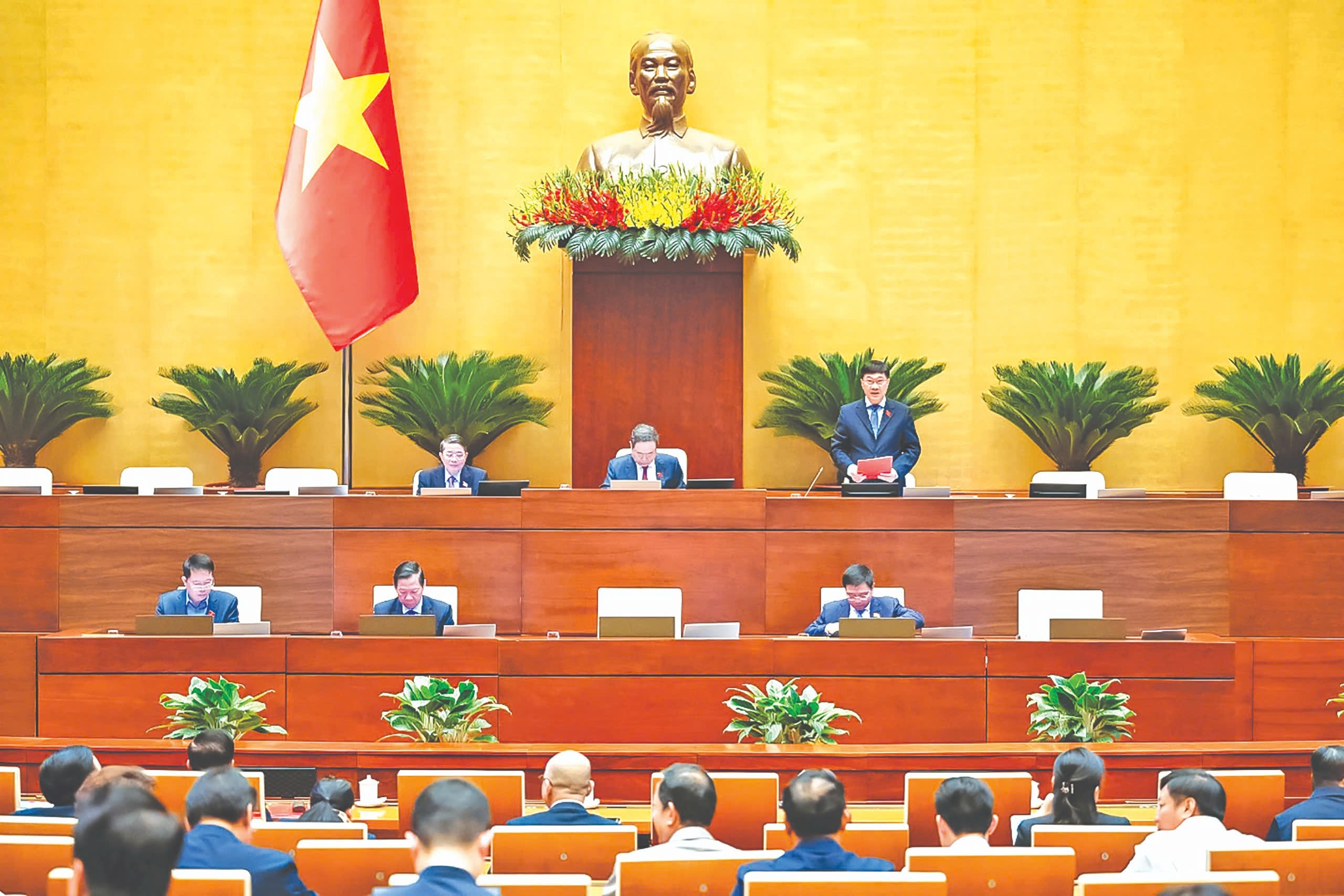 Quốc hội thảo luận ở hội trường về dự án Luật Đầu tư (sửa đổi) Quốc hội thảo luận ở hội trường về dự án Luật Đầu tư (sửa đổi)