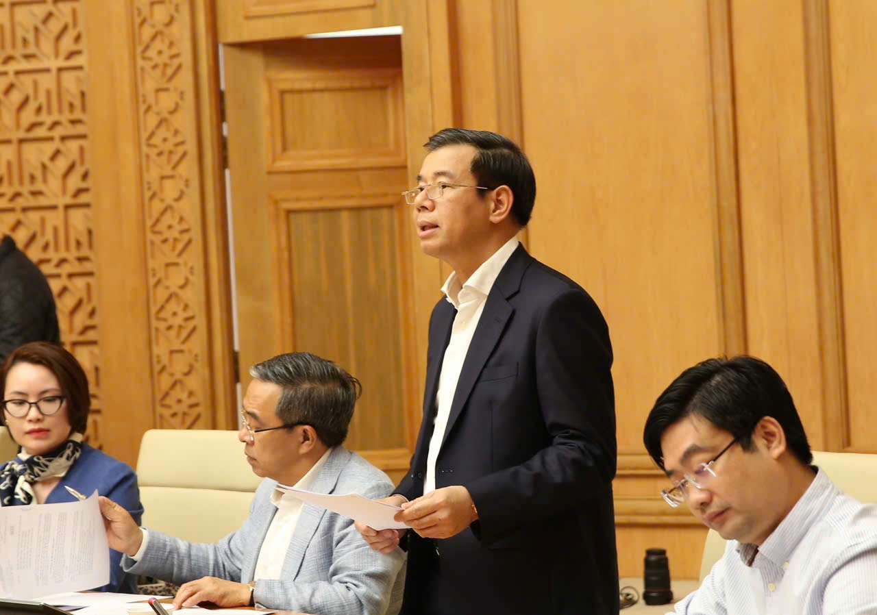 Ông Nguyễn Việt Quang phát biểu tại cuộc họp - Ảnh: VGP/Nguyễn Hoàng Ông Nguyễn Việt Quang phát biểu tại cuộc họp - Ảnh: VGP/Nguyễn Hoàng