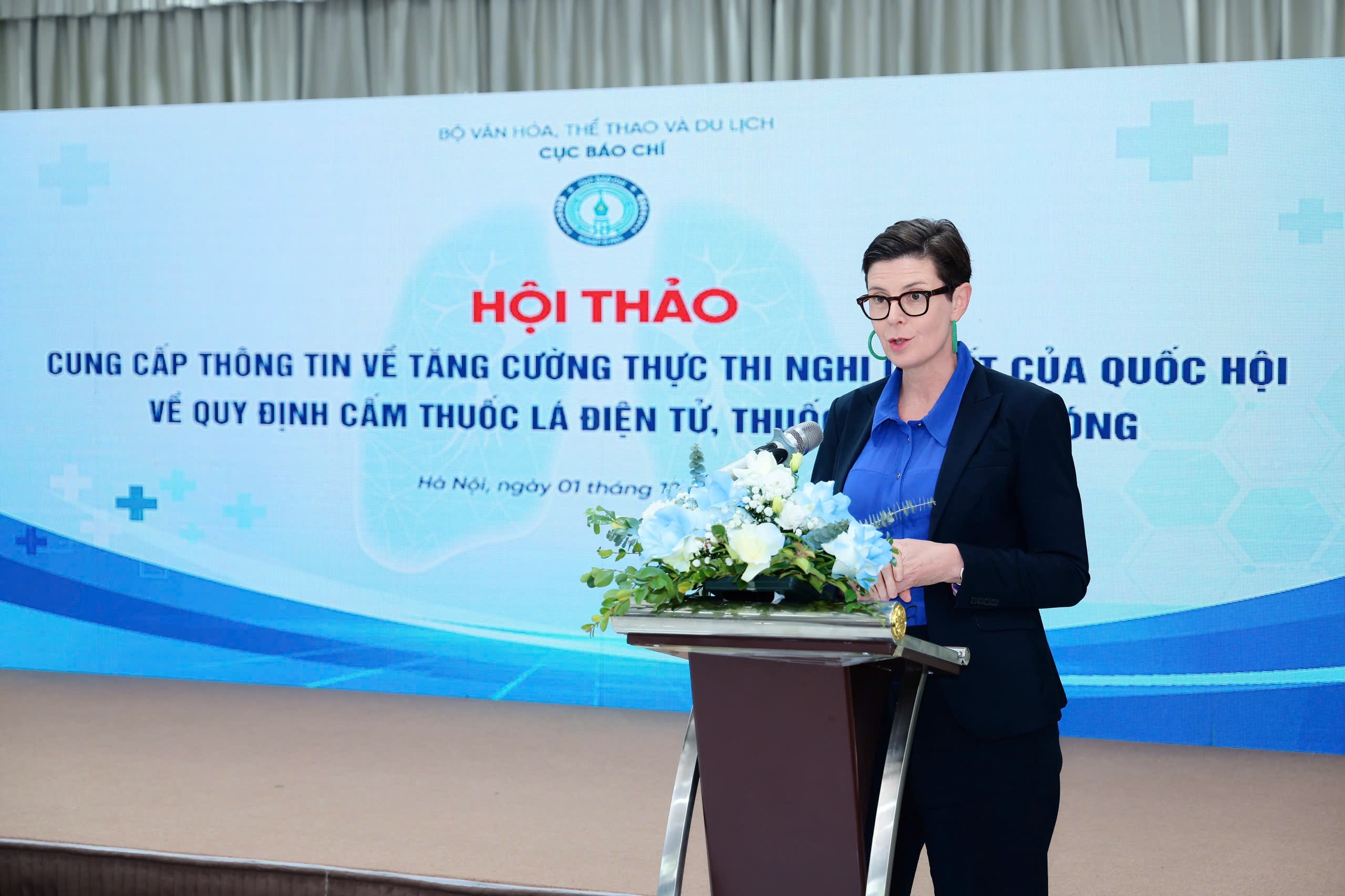 Bà Angela Pratt, Trưởng đại diện WHO tại Việt Nam Bà Angela Pratt, Trưởng đại diện WHO tại Việt Nam