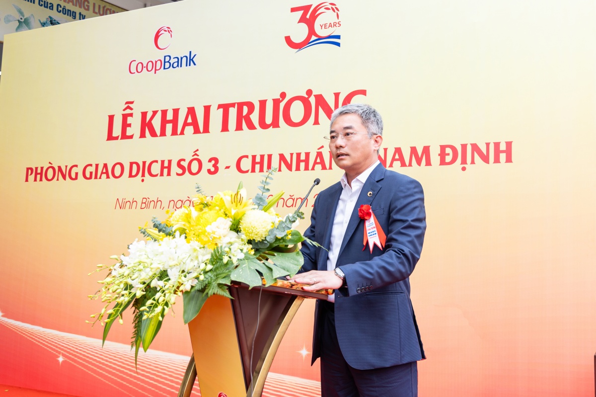 Co-opBank chi nhánh Nam Định khai trương Phòng giao dịch số 3 Co-opBank chi nhánh Nam Định khai trương Phòng giao dịch số 3