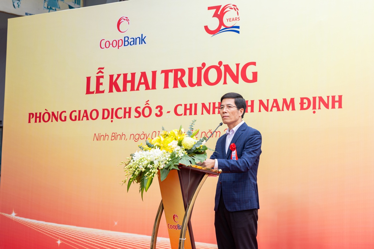 Co-opBank chi nhánh Nam Định khai trương Phòng giao dịch số 3 Co-opBank chi nhánh Nam Định khai trương Phòng giao dịch số 3