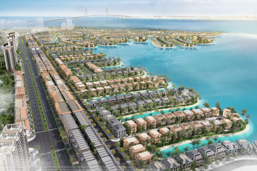 Đường Tương Lai và Vịnh Ngọc 48 là trục xương sống của Vinhomes Green Paradise (Ảnh phối cảnh) Đường Tương Lai và Vịnh Ngọc 48 là trục xương sống của Vinhomes Green Paradise (Ảnh phối cảnh)