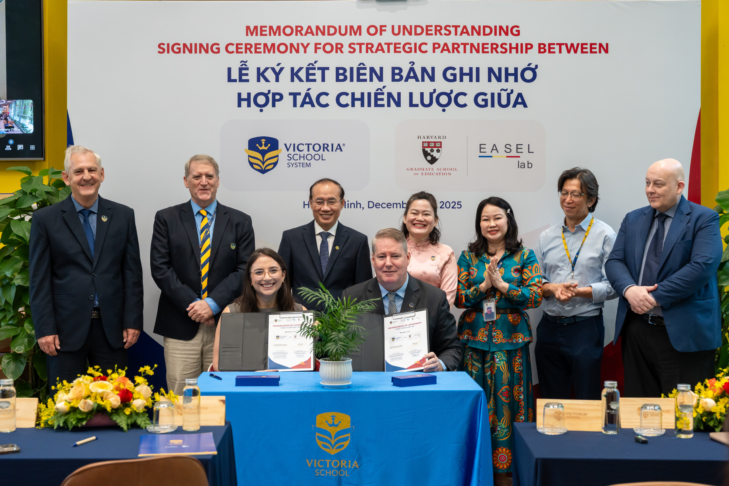 Victoria School hợp tác chiến lược với Harvard Granduate School of Education thúc đẩy giáo dục cảm xúc-xã hội cho học sinh Việt Nam