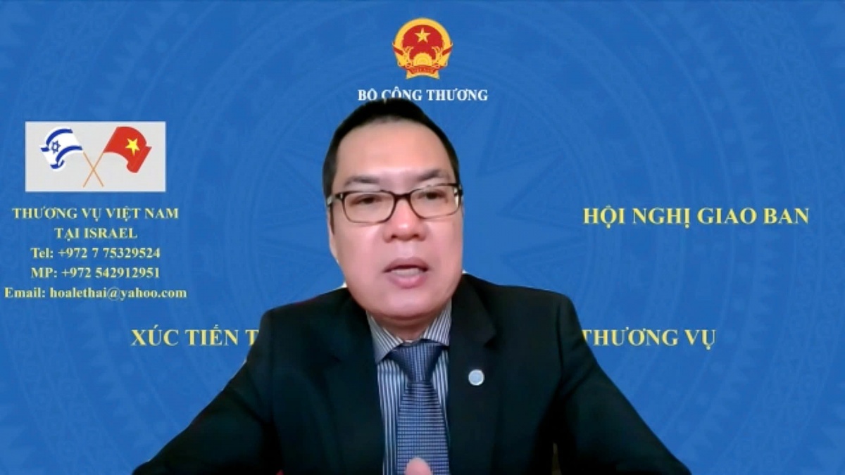 Ông Lê Thái Hòa - Tham tán thương mại, Thương vụ Việt Nam tại Israel