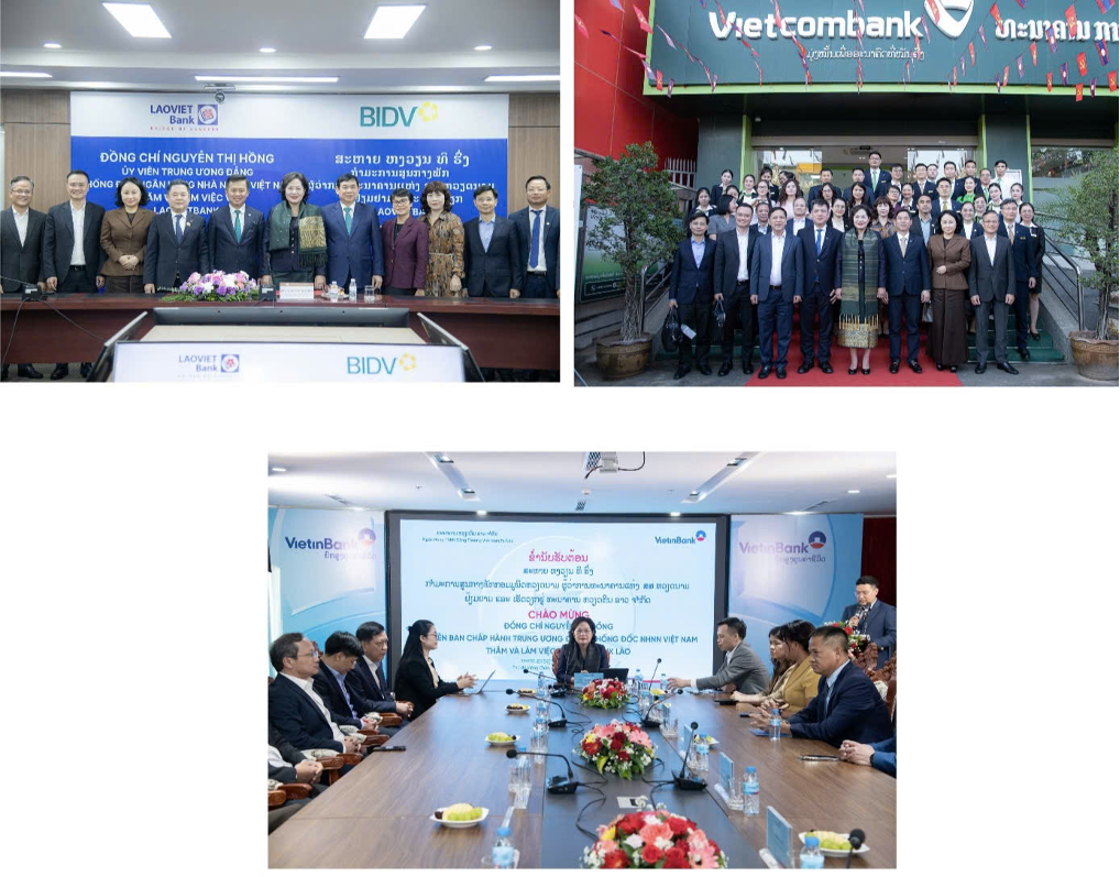 Thống đốc Nguyễn Thị Hồng kết thúc tốt đẹp chuyến công tác tháp tùng Tổng Bí thư Tô Lâm thăm cấp Nhà nước Cộng hòa Dân chủ Nhân dân Lào, đồng chủ trì
