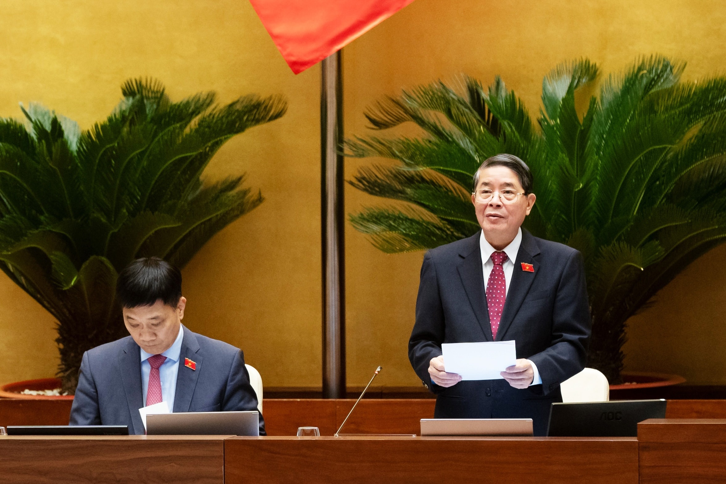 Phó Chủ tịch Quốc hội Nguyễn Đức Hải điều hành phiên họp. Phó Chủ tịch Quốc hội Nguyễn Đức Hải điều hành phiên họp.