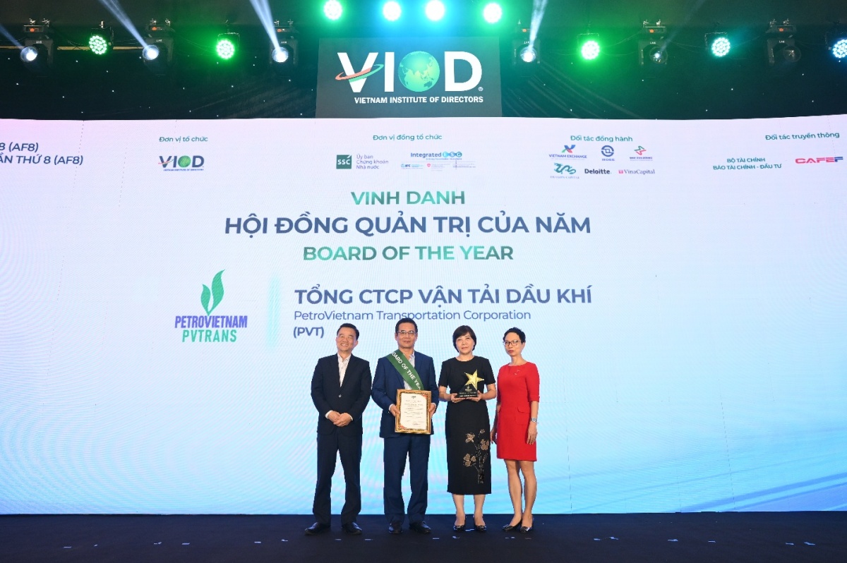 PVTrans vinh dự nhận giải thưởng Top 5 Hội đồng Quản trị của năm 2025