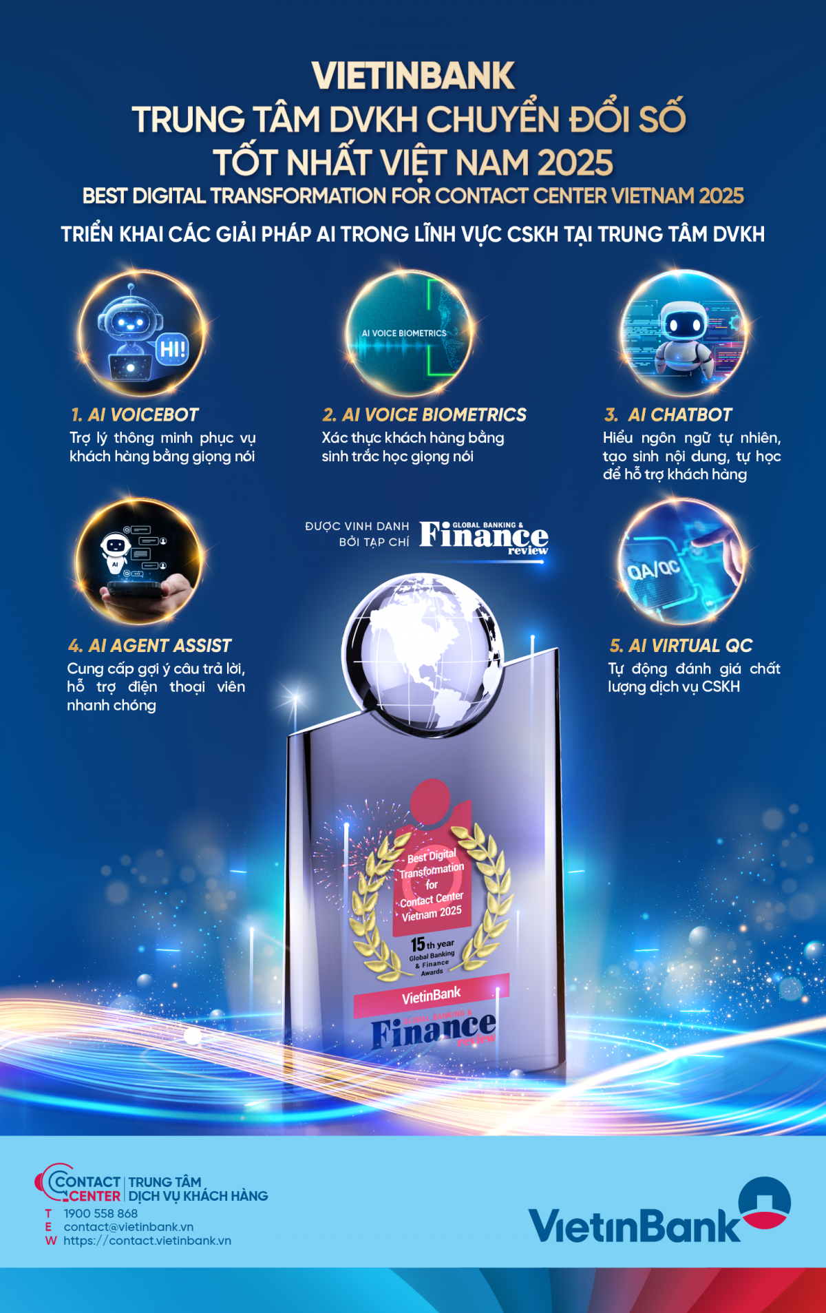 Nỗ lực không ngừng trong hành trình đổi mới sáng tạo đã giúp VietinBank nhận nhiều giải thưởng uy tín Nỗ lực không ngừng trong hành trình đổi mới sáng tạo đã giúp VietinBank nhận nhiều giải thưởng uy tín