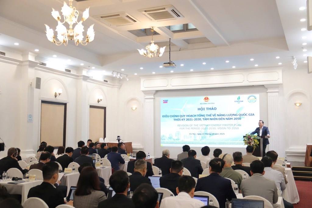 hội thảo “Điều chỉnh Quy hoạch Tổng thể về Năng lượng Quốc gia thời kỳ 2021 - 2030, tầm nhìn đến năm 2050
