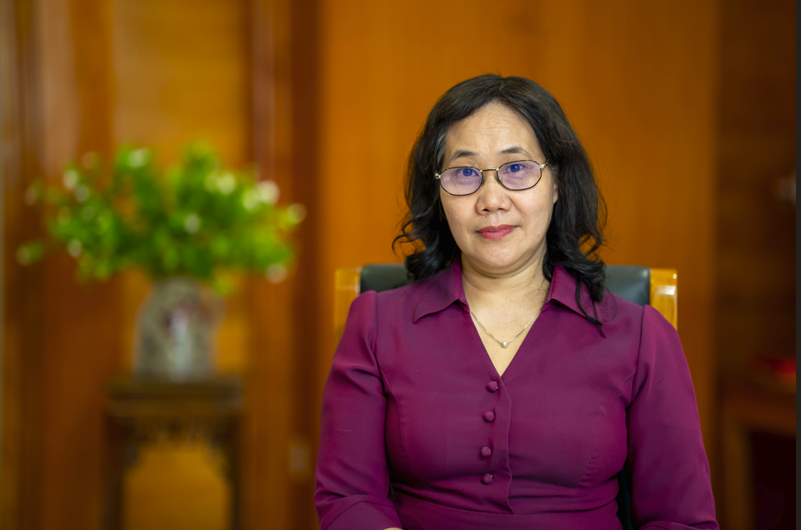 Bà Nguyễn Thị Hương - Cục trưởng Cục Thống kê (Bộ Tài chính)