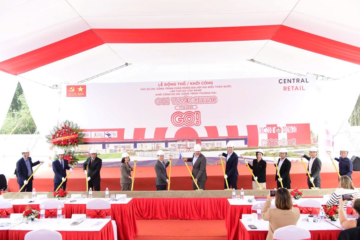 Central Retail Việt Nam khởi công GO! Tuyên Quang, mở rộng dấu ấn bán lẻ hiện đại tại khu vực trung du Central Retail Việt Nam khởi công GO! Tuyên Quang, mở rộng dấu ấn bán lẻ hiện đại tại khu vực trung du
