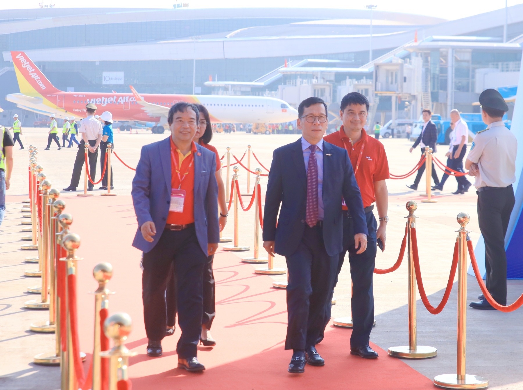 Vietjet thực hiện chuyến bay khai trương tới Cảng Hàng không quốc tế Long Thành