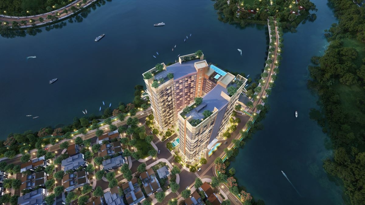 Kiến trúc The Charm được phát triển theo ngôn ngữ thiết kế giao thoa giữa di sản văn hóa Champa và tinh thần đương đại Kiến trúc The Charm được phát triển theo ngôn ngữ thiết kế giao thoa giữa di sản văn hóa Champa và tinh thần đương đại