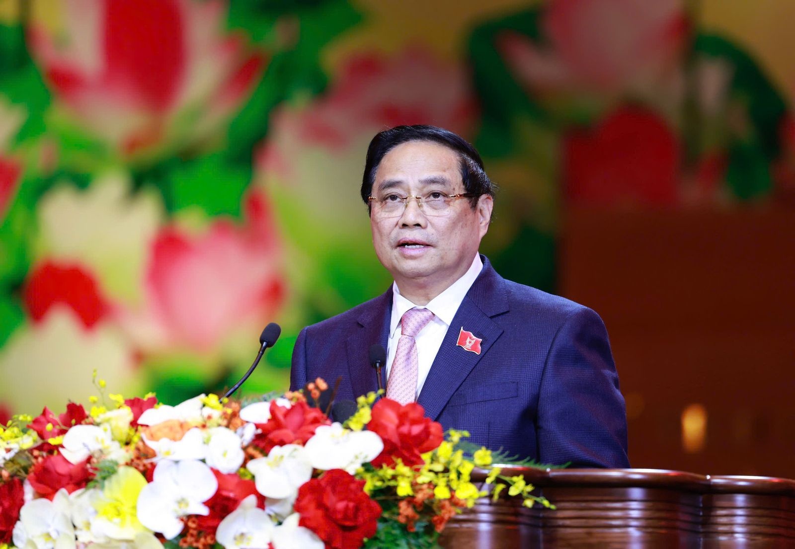 Thủ tướng Chính phủ Phạm Minh Chính phát biểu khai mạc Đại hội - Ảnh: VGP/Nhật Bắc Thủ tướng Chính phủ Phạm Minh Chính phát biểu khai mạc Đại hội - Ảnh: VGP/Nhật Bắc