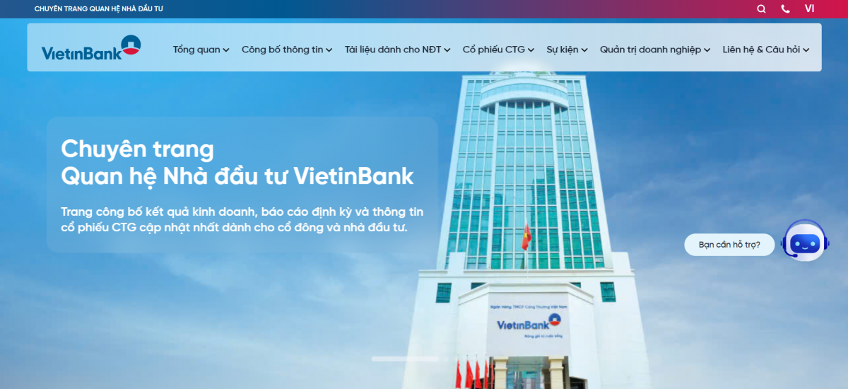 Trang chào ấn tượng, nơi tầm nhìn chiến lược gặp niềm tin của nhà đầu tư Trang chào ấn tượng, nơi tầm nhìn chiến lược gặp niềm tin của nhà đầu tư