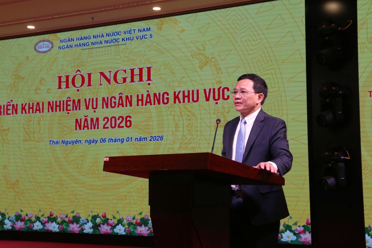 NHNN khu vực 5 tổ chức Hội nghị tổng kết công tác năm 2025, triển khai nhiệm vụ năm 2026 NHNN khu vực 5 tổ chức Hội nghị tổng kết công tác năm 2025, triển khai nhiệm vụ năm 2026