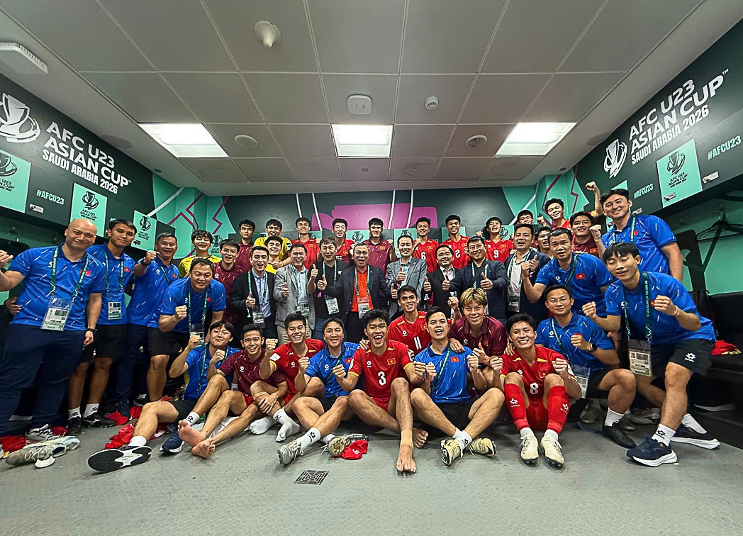 U23 Việt Nam được thưởng hơn 1 tỷ đồng sau hai trận toàn thắng tại U23 châu Á 2026 U23 Việt Nam được thưởng hơn 1 tỷ đồng sau hai trận toàn thắng tại U23 châu Á 2026