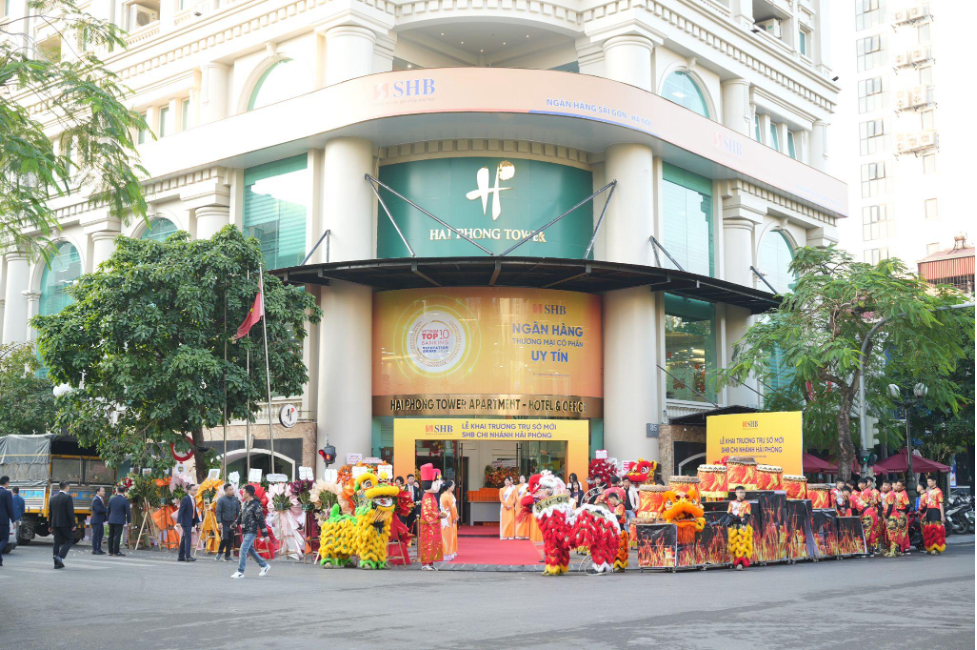 SHB khai trương trụ sở mới chi nhánh Hải Phòng, đồng hành phát triển kinh tế địa phương