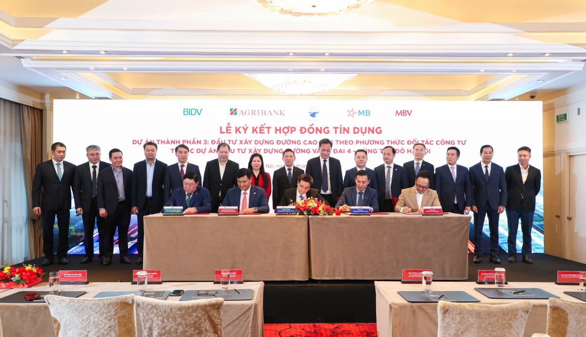 Agribank tài trợ 60% vốn cho Dự án Đầu tư xây dựng đường Vành đai 4