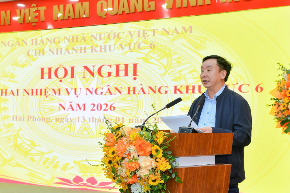 Thống đốc Nguyễn Thị Hồng dự Hội nghị triển khai nhiệm vụ ngân hàng khu vực 6 năm 2026
