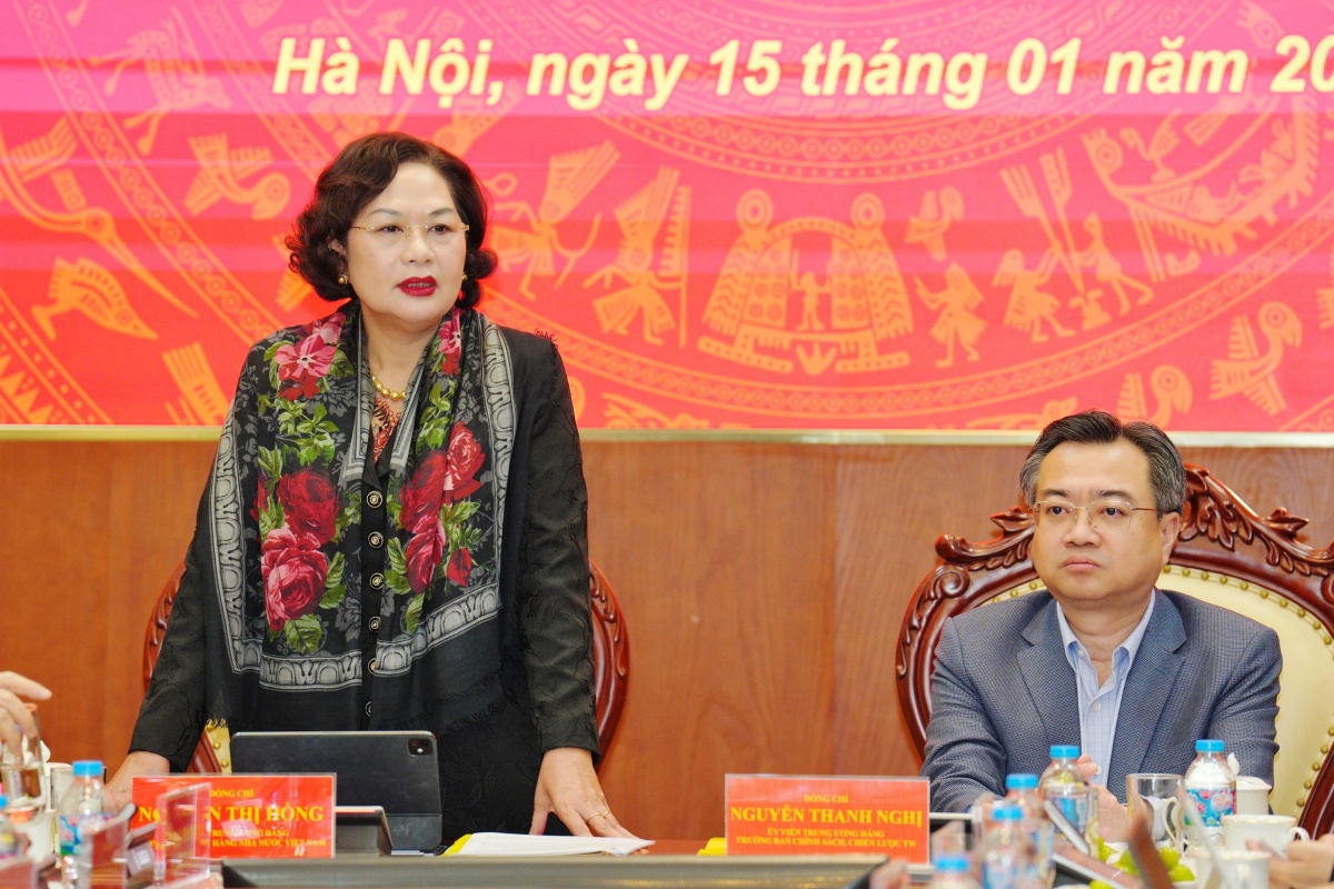 Đoàn công tác của Ban Chính sách, chiến lược Trung ương và Thường trực Ban Chỉ đạo làm việc với Đảng ủy NHNN về Tổng kết Nghị quyết số 05-NQ/TW Đoàn công tác của Ban Chính sách, chiến lược Trung ương và Thường trực Ban Chỉ đạo làm việc với Đảng ủy NHNN về Tổng kết Nghị quyết số 05-NQ/TW