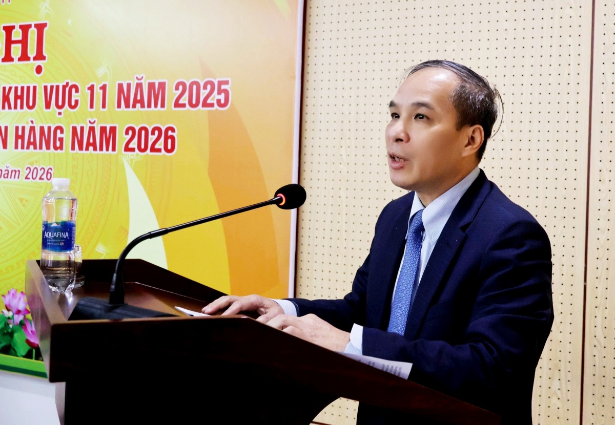 Phó Thống đốc Thường trực Đoàn Thái Sơn phát biểu chỉ đạo tại Hội nghị Phó Thống đốc Thường trực Đoàn Thái Sơn phát biểu chỉ đạo tại Hội nghị