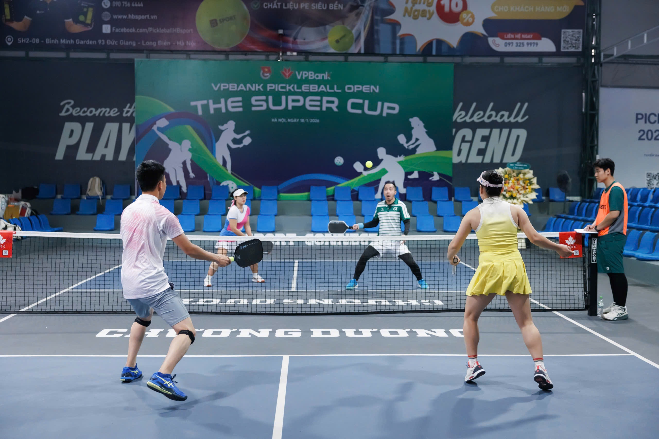 VPBank Pickleball Open – The Super Cup 2026: Sân chơi gắn kết phong trào thể thao ngành Ngân hàng