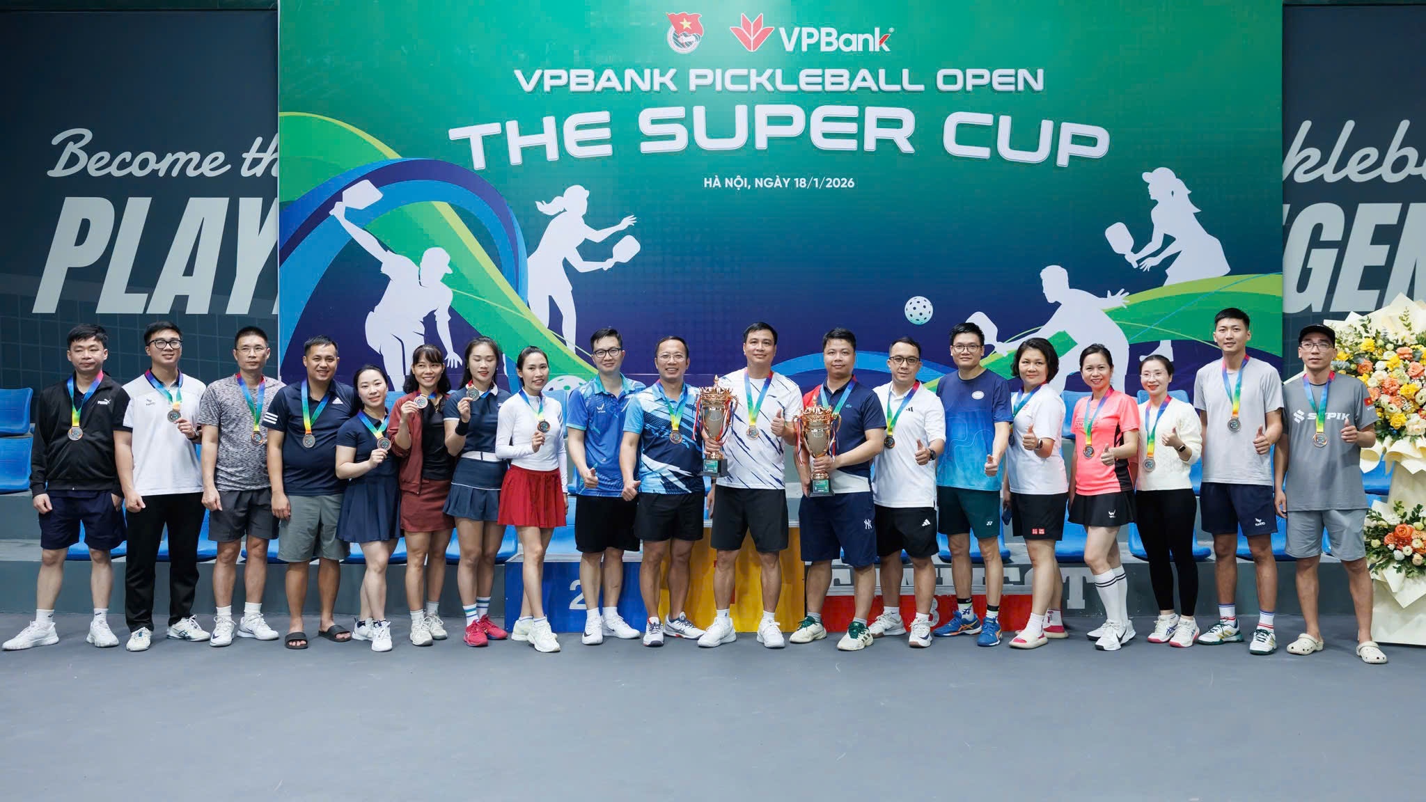 VPBank Pickleball Open – The Super Cup 2026: Sân chơi gắn kết phong trào thể thao ngành Ngân hàng