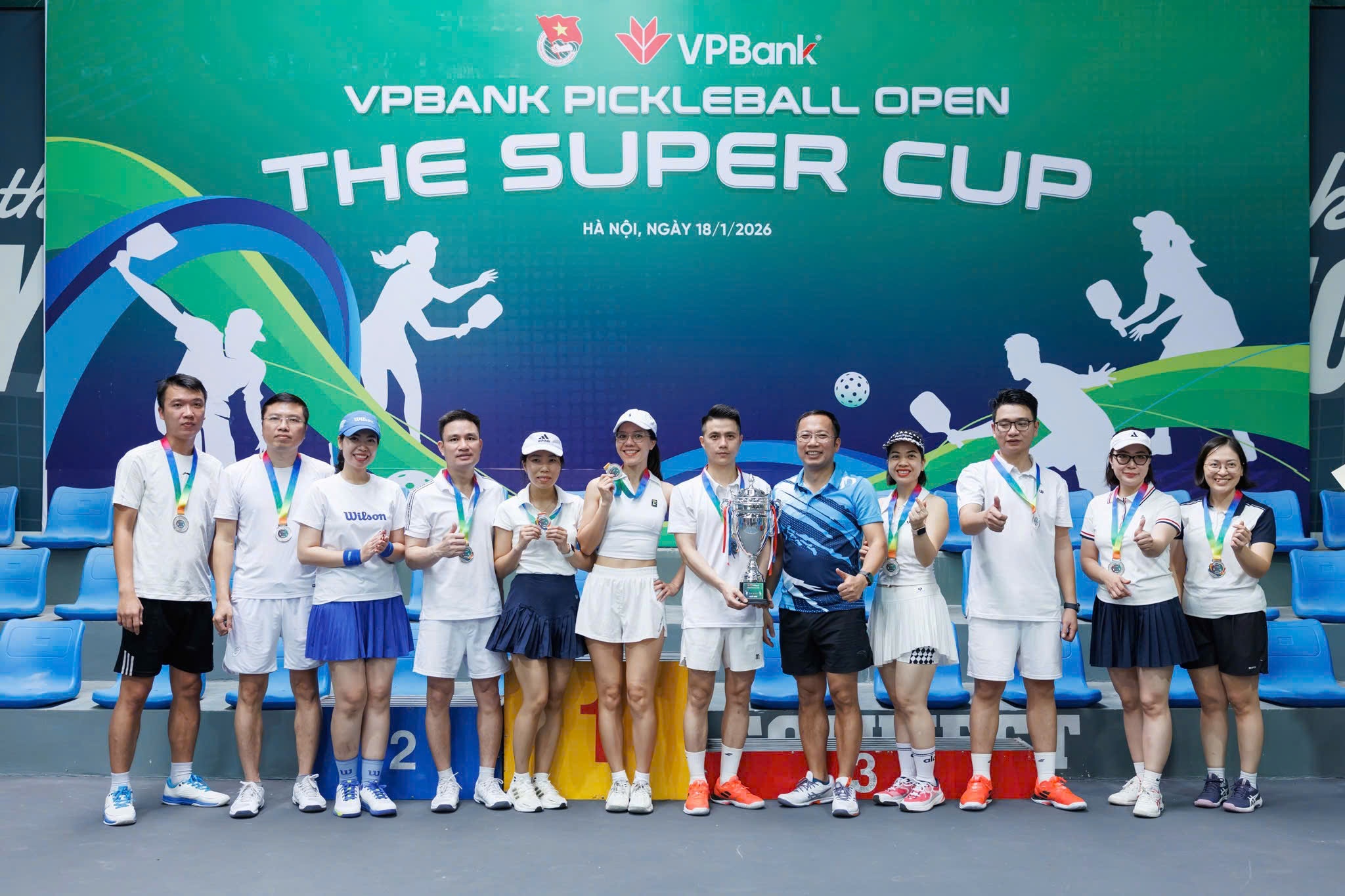 VPBank Pickleball Open – The Super Cup 2026: Sân chơi gắn kết phong trào thể thao ngành Ngân hàng