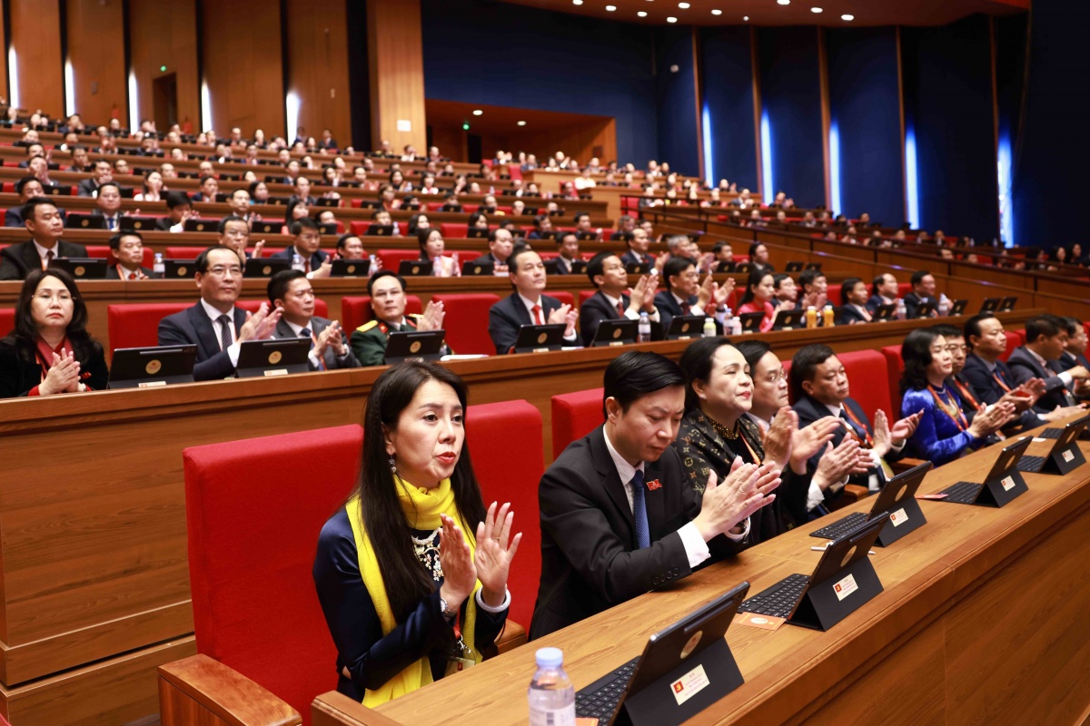 Đại đại biểu tham dự đại hội (Ảnh Lê Minh) Đại đại biểu tham dự đại hội (Ảnh Lê Minh)