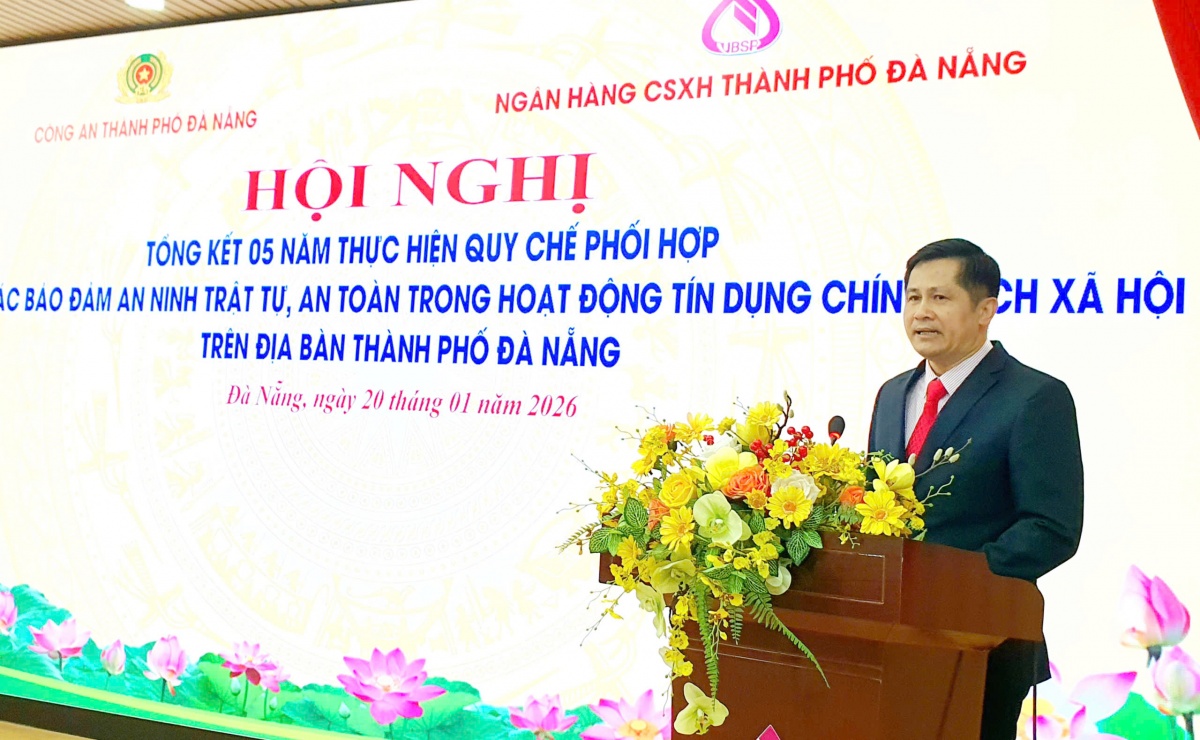 Đà Nẵng: Tổng kết 5 năm phối hợp bảo đảm an ninh, an toàn hoạt động tín dụng chính sách Đà Nẵng: Tổng kết 5 năm phối hợp bảo đảm an ninh, an toàn hoạt động tín dụng chính sách