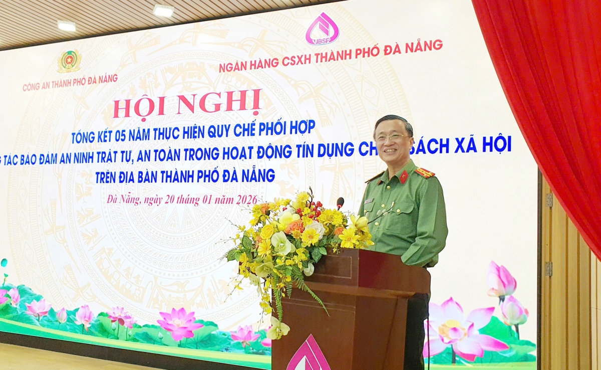 Đà Nẵng: Tổng kết 5 năm phối hợp bảo đảm an ninh, an toàn hoạt động tín dụng chính sách Đà Nẵng: Tổng kết 5 năm phối hợp bảo đảm an ninh, an toàn hoạt động tín dụng chính sách